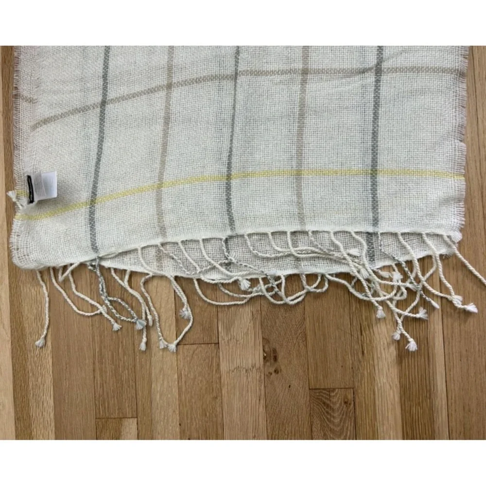 Madewell Gauzy Plaid Scarf